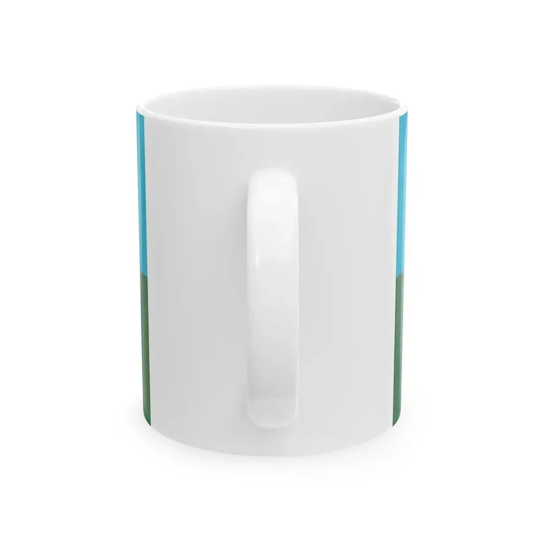 Kazakhstan Customs Service flag (Kazakhstan) White Coffee Mug - Go Mug Yourself