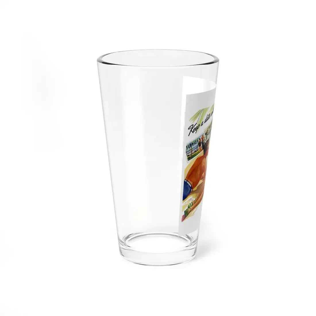 Keep a date with Summer, Greyhound ad, 1941 - Pint Glass 16oz - Go Mug Yourself