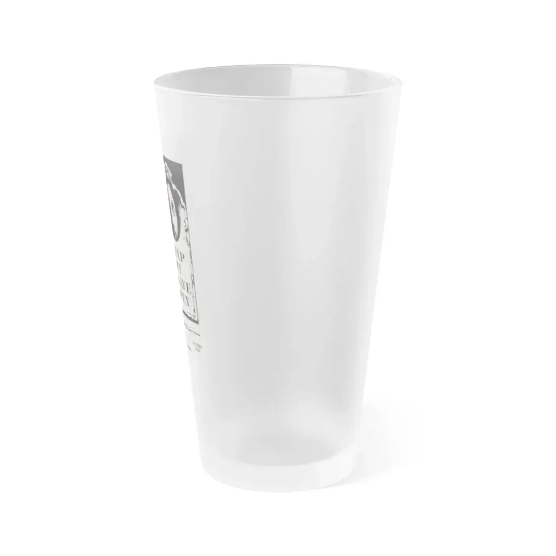 KEEP MY GRAVE OPEN 1977 Movie Poster - Frosted Pint Glass 16oz - Go Mug Yourself