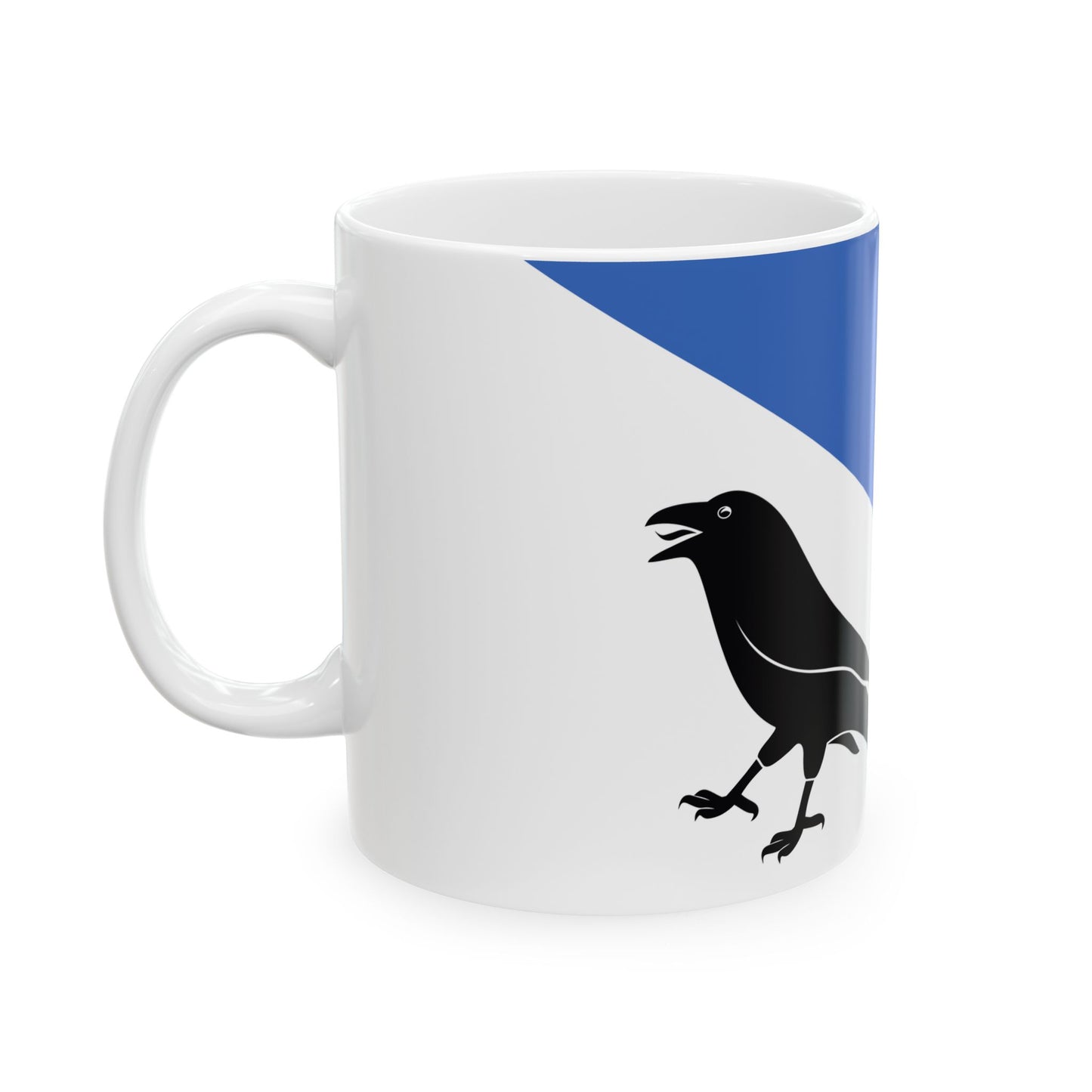 Kehtna valla lipp (Estonia) White Coffee Mug-Go Mug Yourself