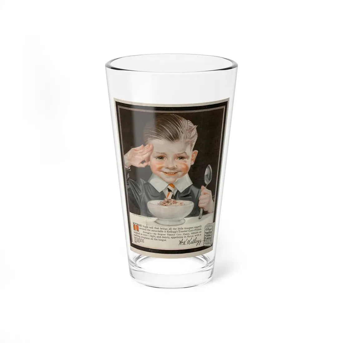 Kellogg's Toasted Corn Flakes, Ladies' Home Journal, September 1916 - Pint Glass 16oz 16oz - Go Mug Yourself