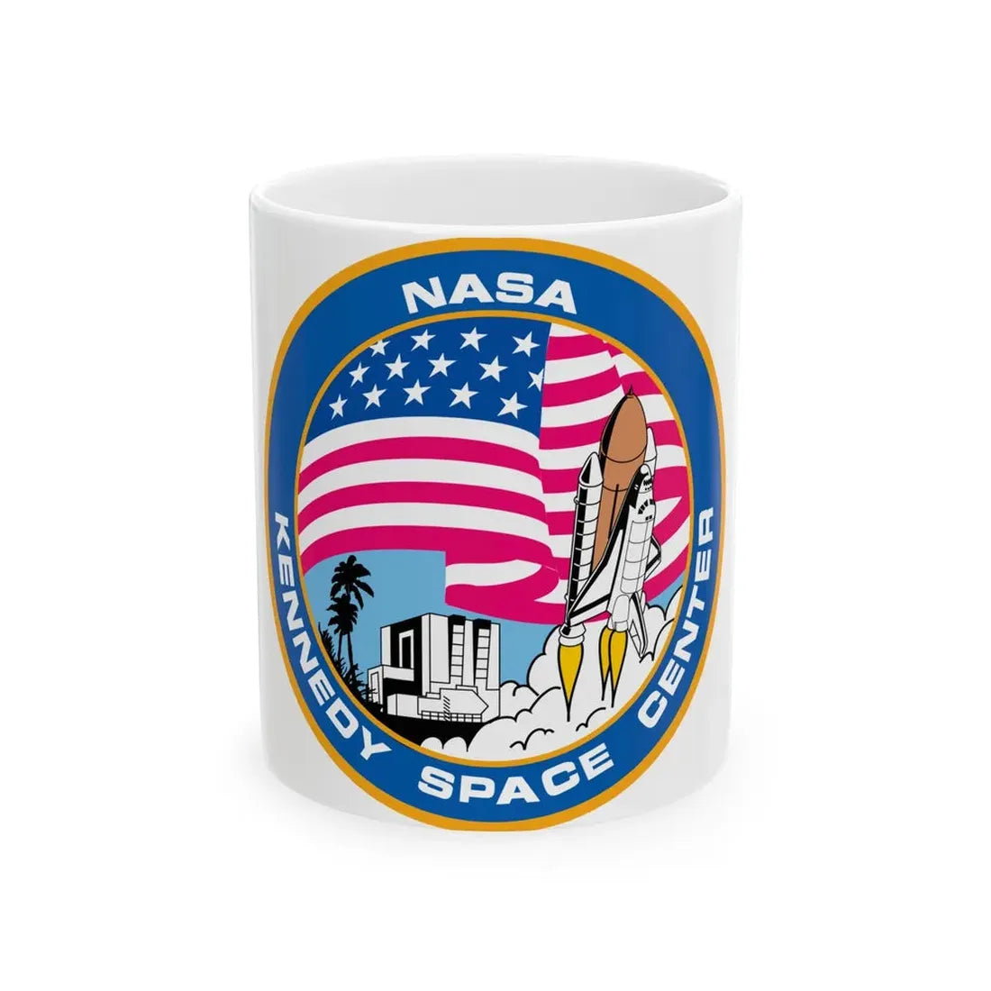 Kennedy Space Center - White Coffee Mug 11oz - Go Mug Yourself