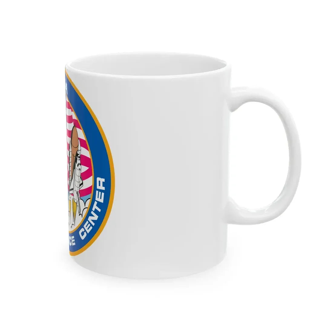 Kennedy Space Center - White Coffee Mug - Go Mug Yourself