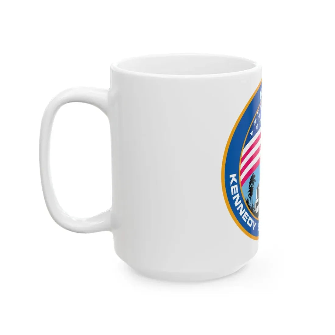 Kennedy Space Center - White Coffee Mug - Go Mug Yourself