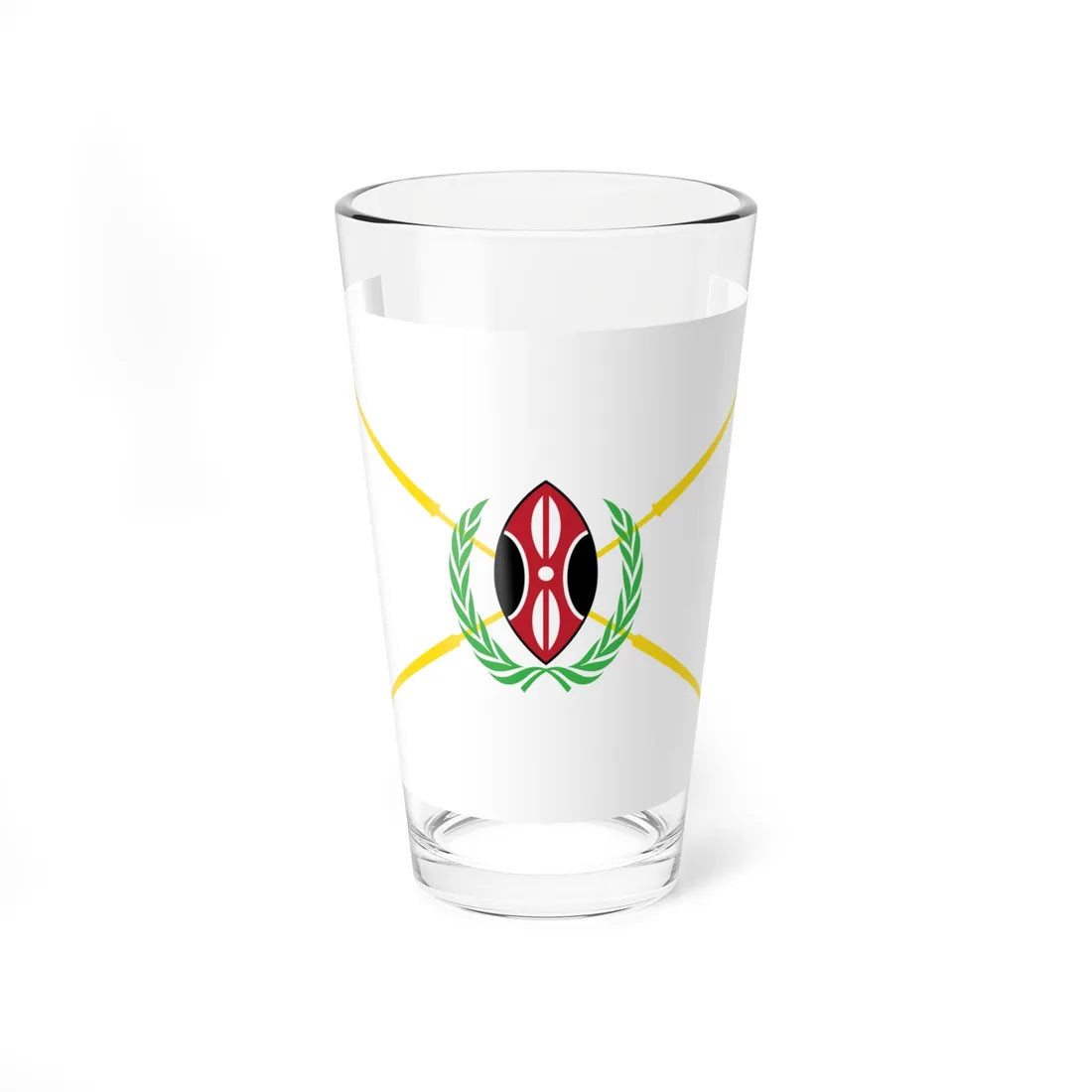 Kenya presidential standard MWAI KIBAKI (Kenya) Pint Glass 16oz 16oz - Go Mug Yourself