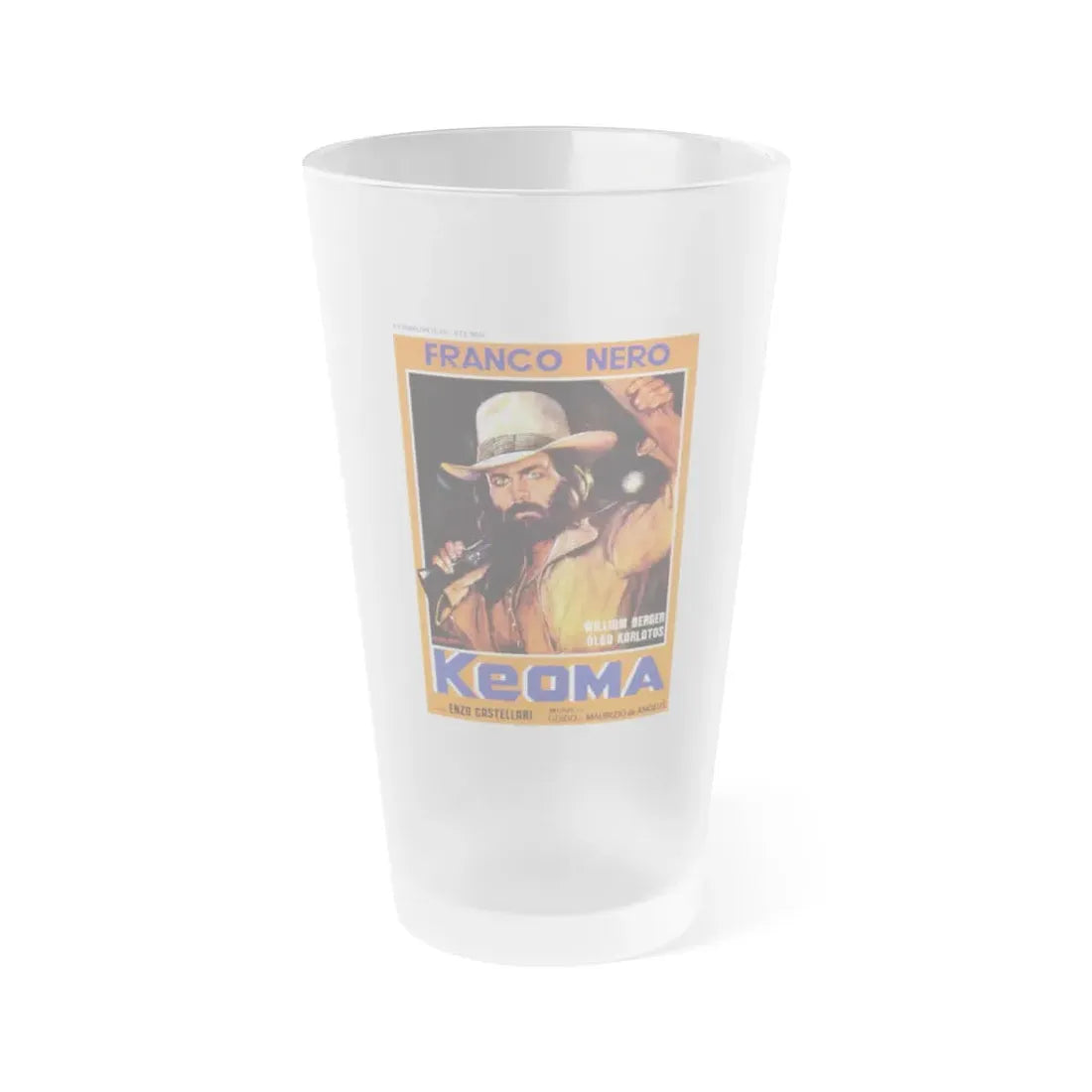 KEOMA (2) 1976 Movie Poster - Frosted Pint Glass 16oz 16oz Frosted - Go Mug Yourself