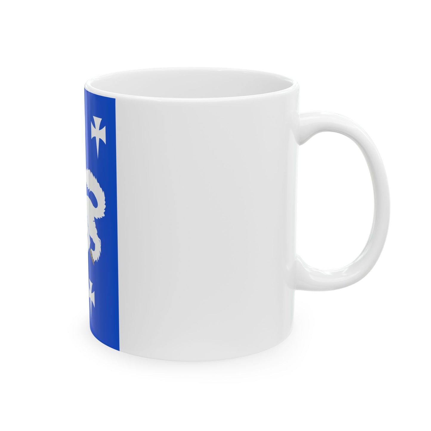 Keski-Pohjanmaa.lippu (Finland) White Coffee Mug-Go Mug Yourself