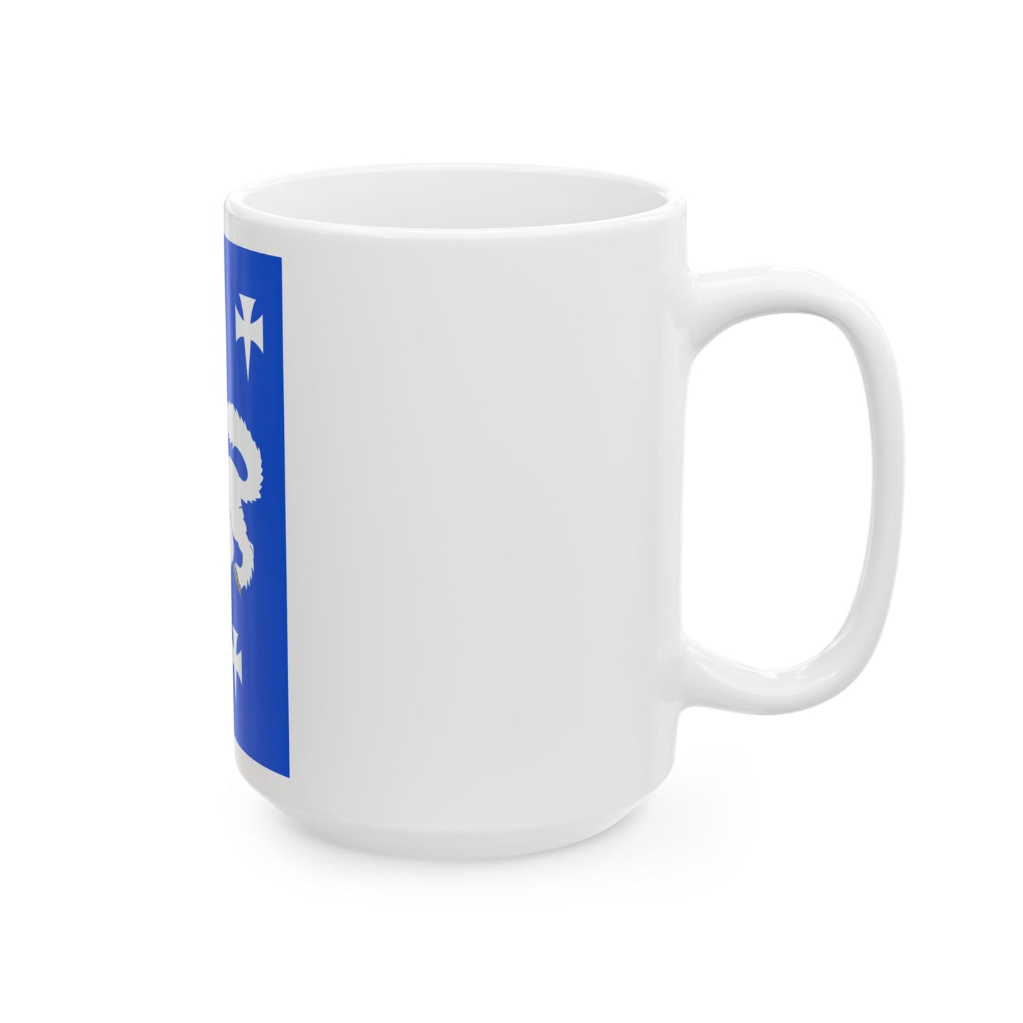Keski-Pohjanmaa.lippu (Finland) White Coffee Mug-Go Mug Yourself