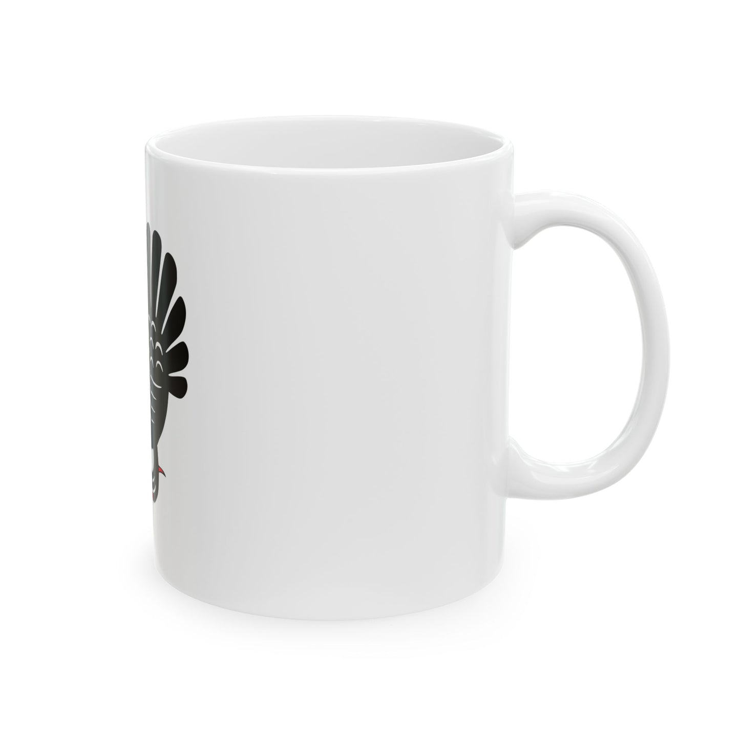 Keski-suomi lippu (Finland) White Coffee Mug-Go Mug Yourself