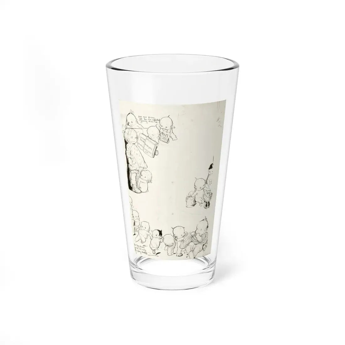 Kewpie Doll, Good Housekeeping Illustration, January 1917 - Pint Glass 16oz 16oz - Go Mug Yourself