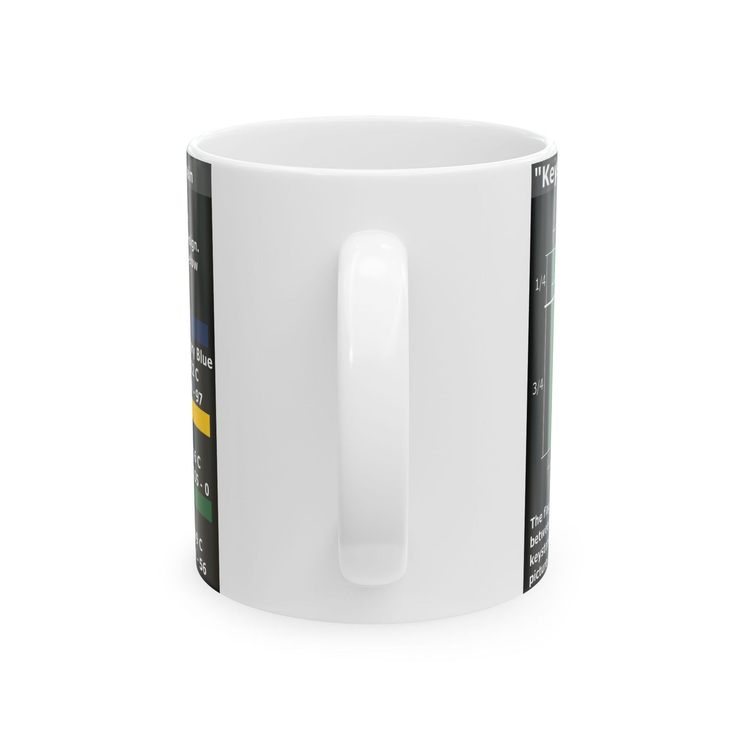 Keystone Flag Construction Sheet (United States) White Coffee Mug-Go Mug Yourself