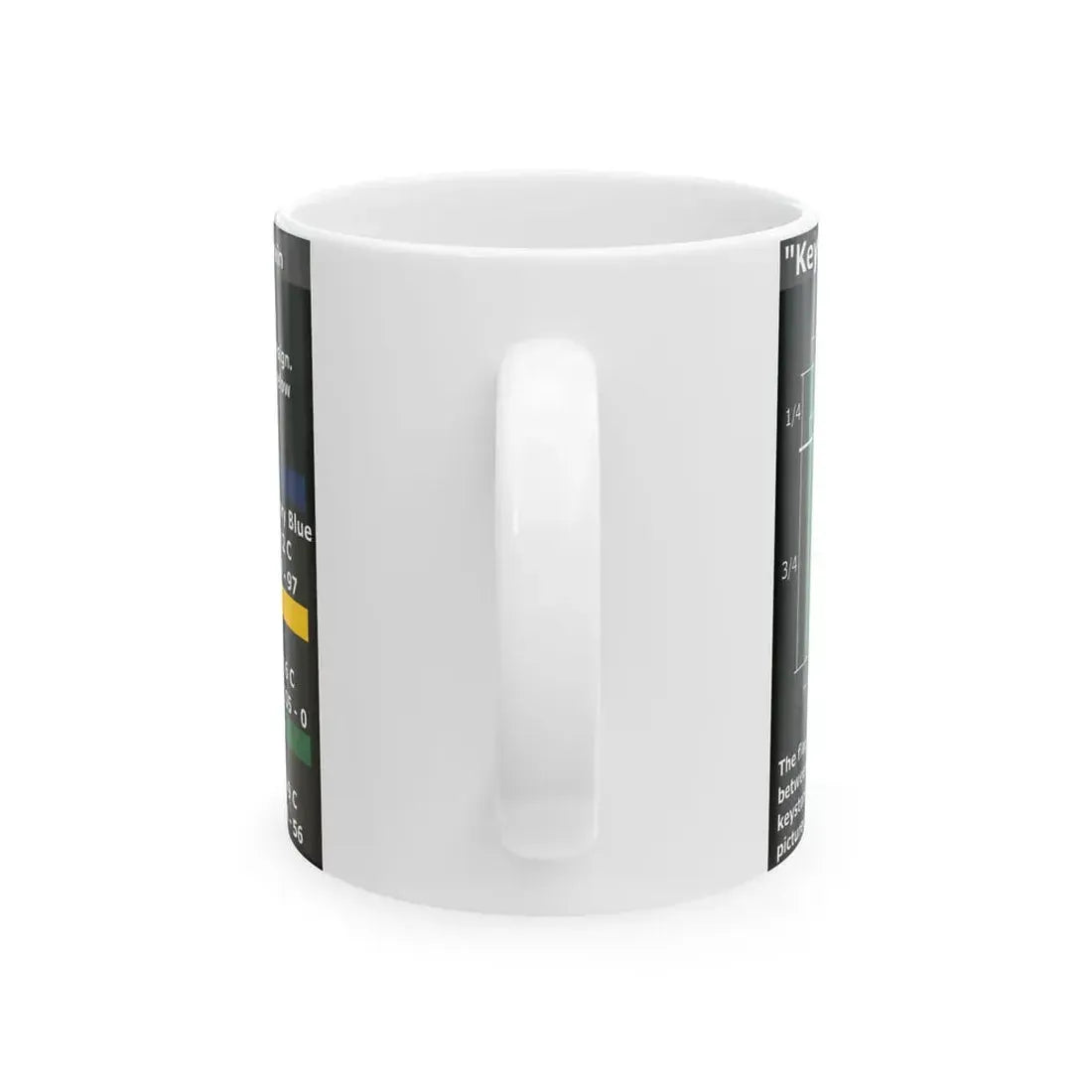 Keystone Flag Construction Sheet (United States) White Coffee Mug - Go Mug Yourself