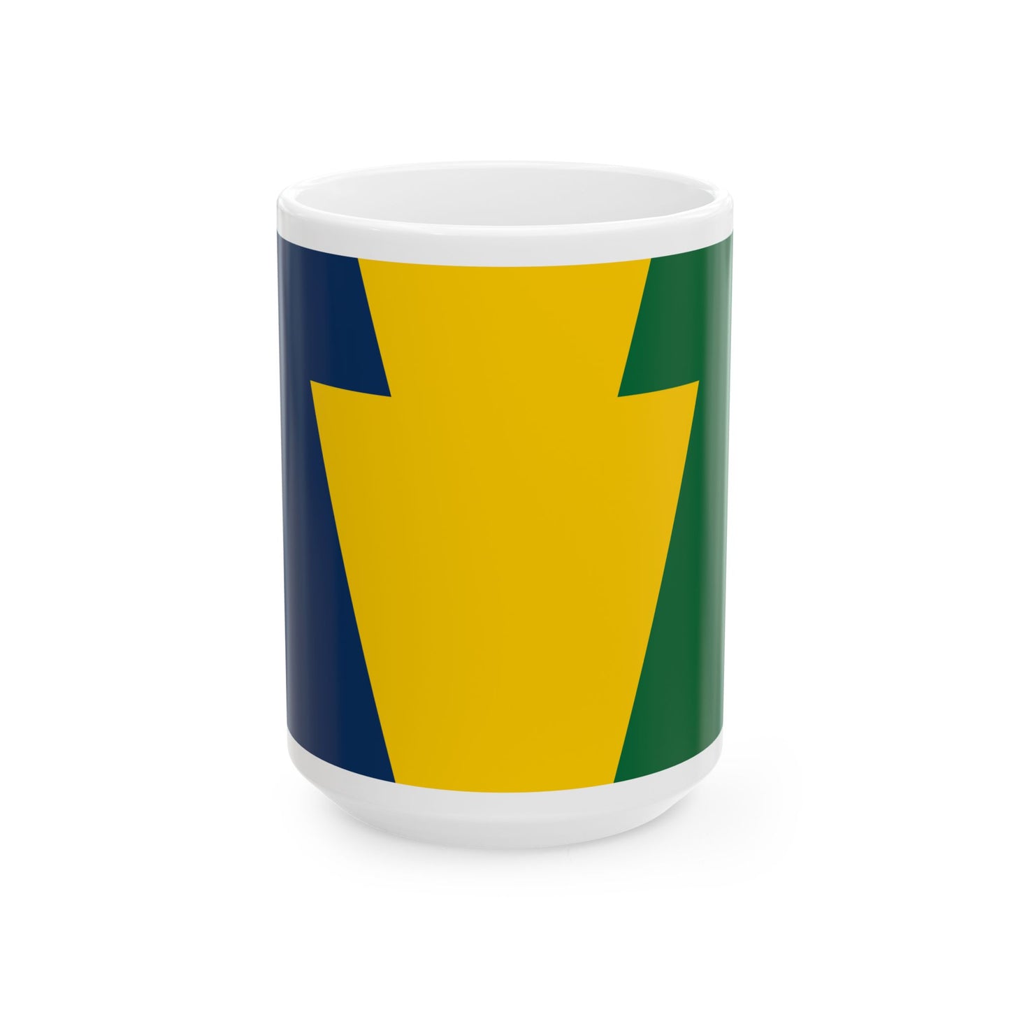 Keystone Flag (United States) White Coffee Mug-15oz-Go Mug Yourself