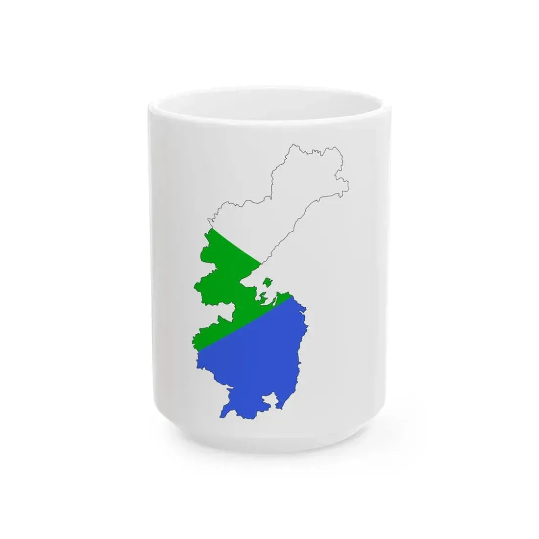 Khabar-kr-geo-stub (Russia) White Coffee Mug 15oz - Go Mug Yourself