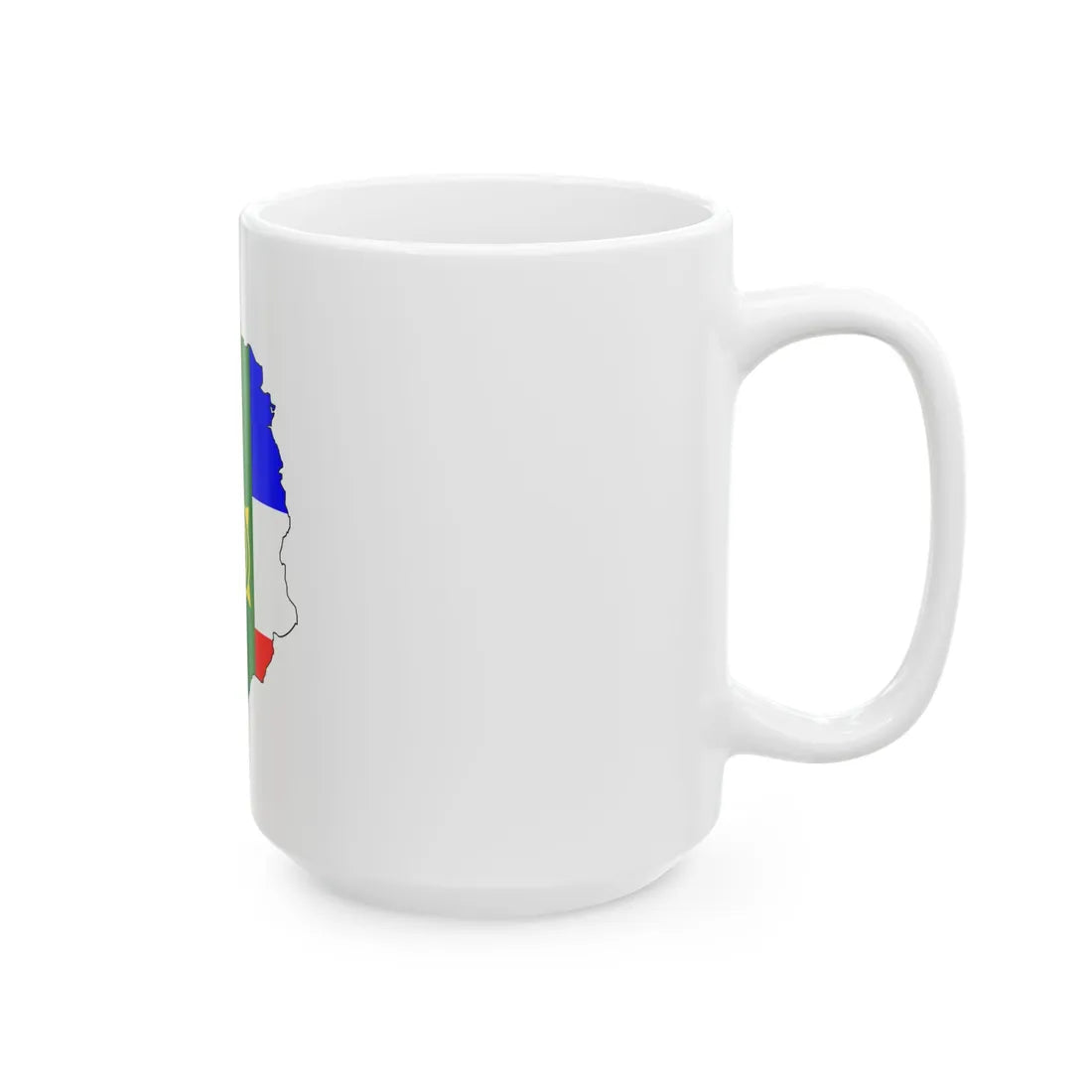 Khakas-geo-stub (Russia) White Coffee Mug - Go Mug Yourself