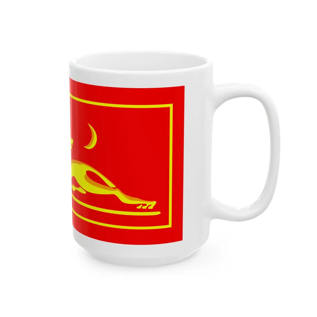Khunz Wolf 3b (Russia) White Coffee Mug - Go Mug Yourself