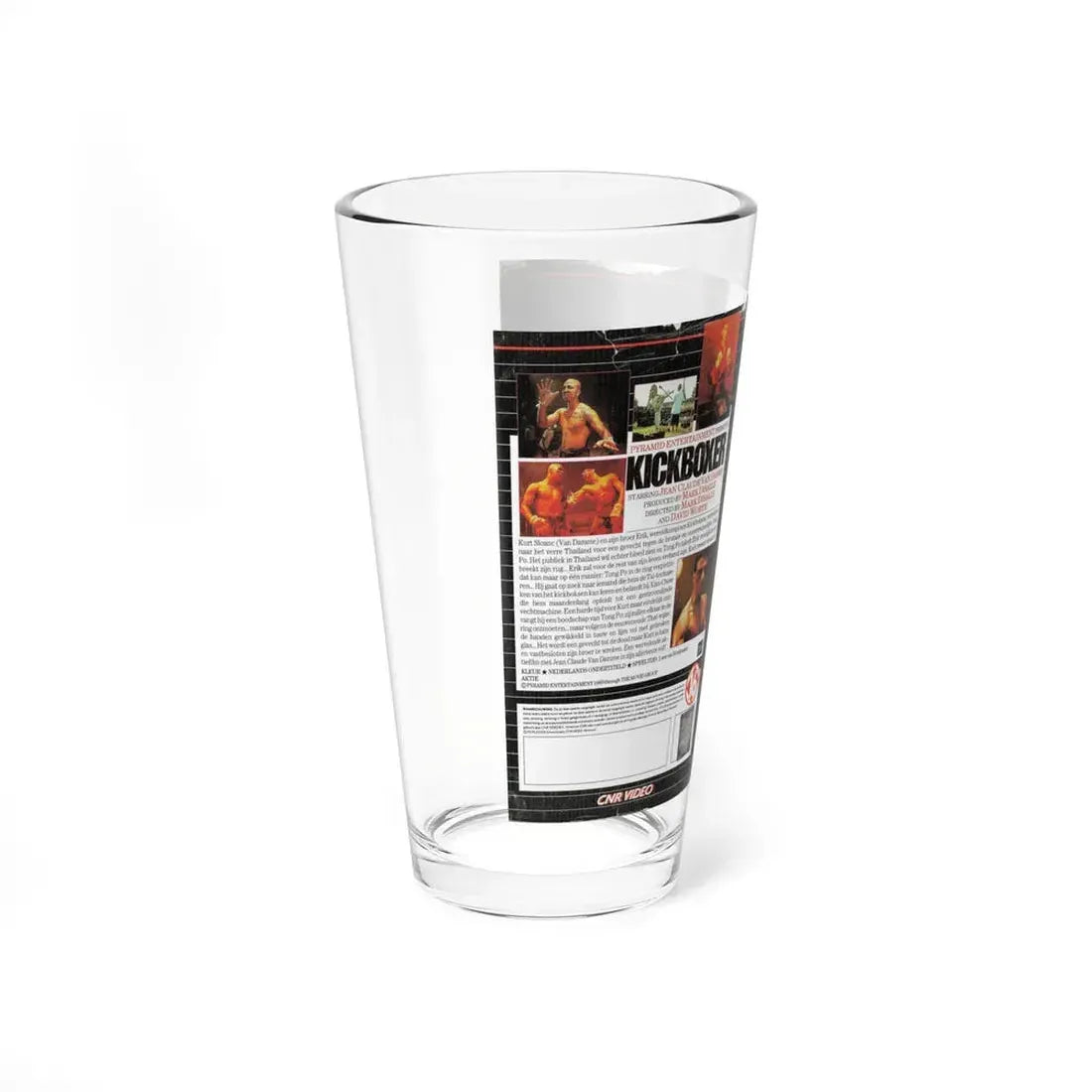KICKBOXER (VHS COVER) Pint Glass 16oz - Go Mug Yourself