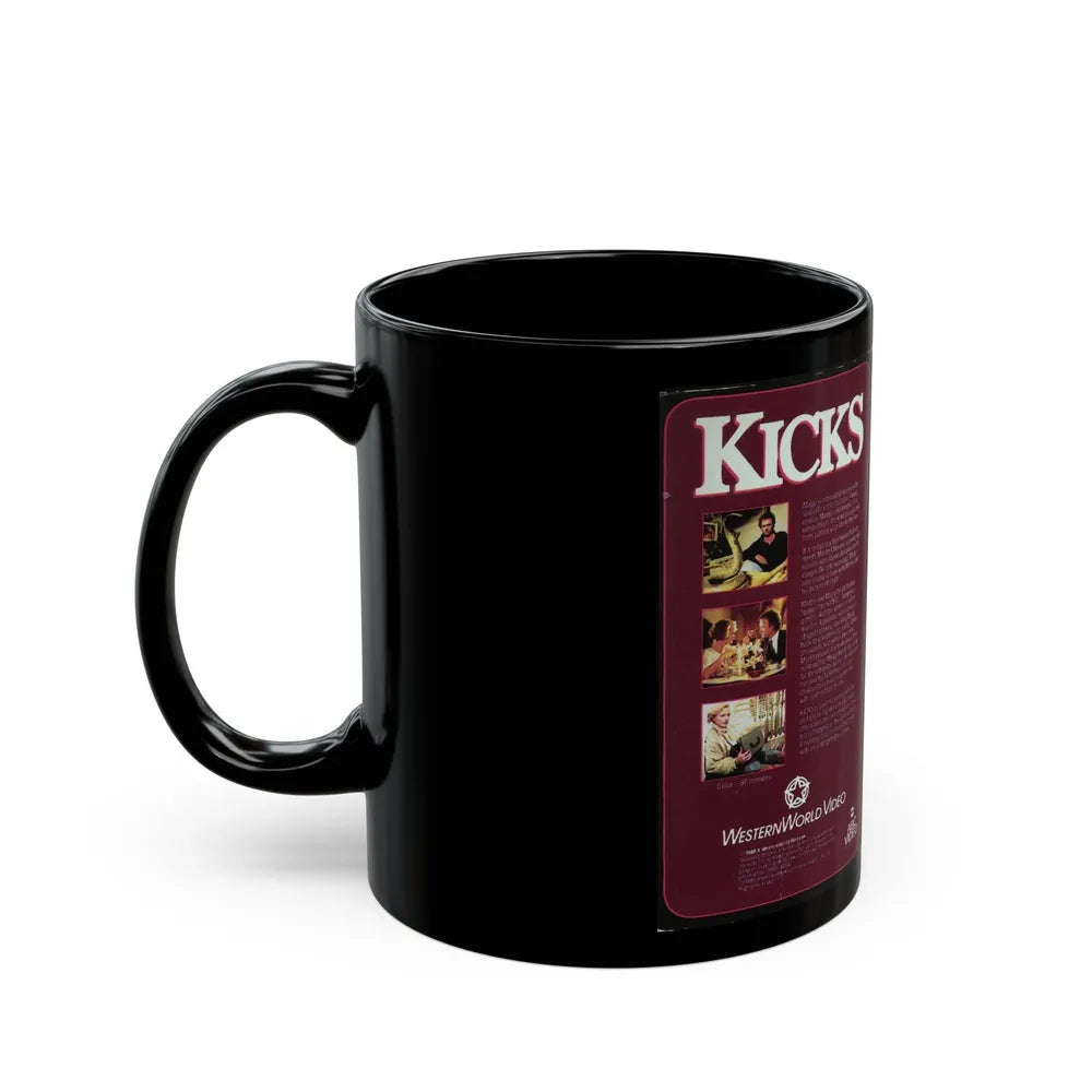 KICKS (VHS COVER) - Black Coffee Mug-Go Mug Yourself