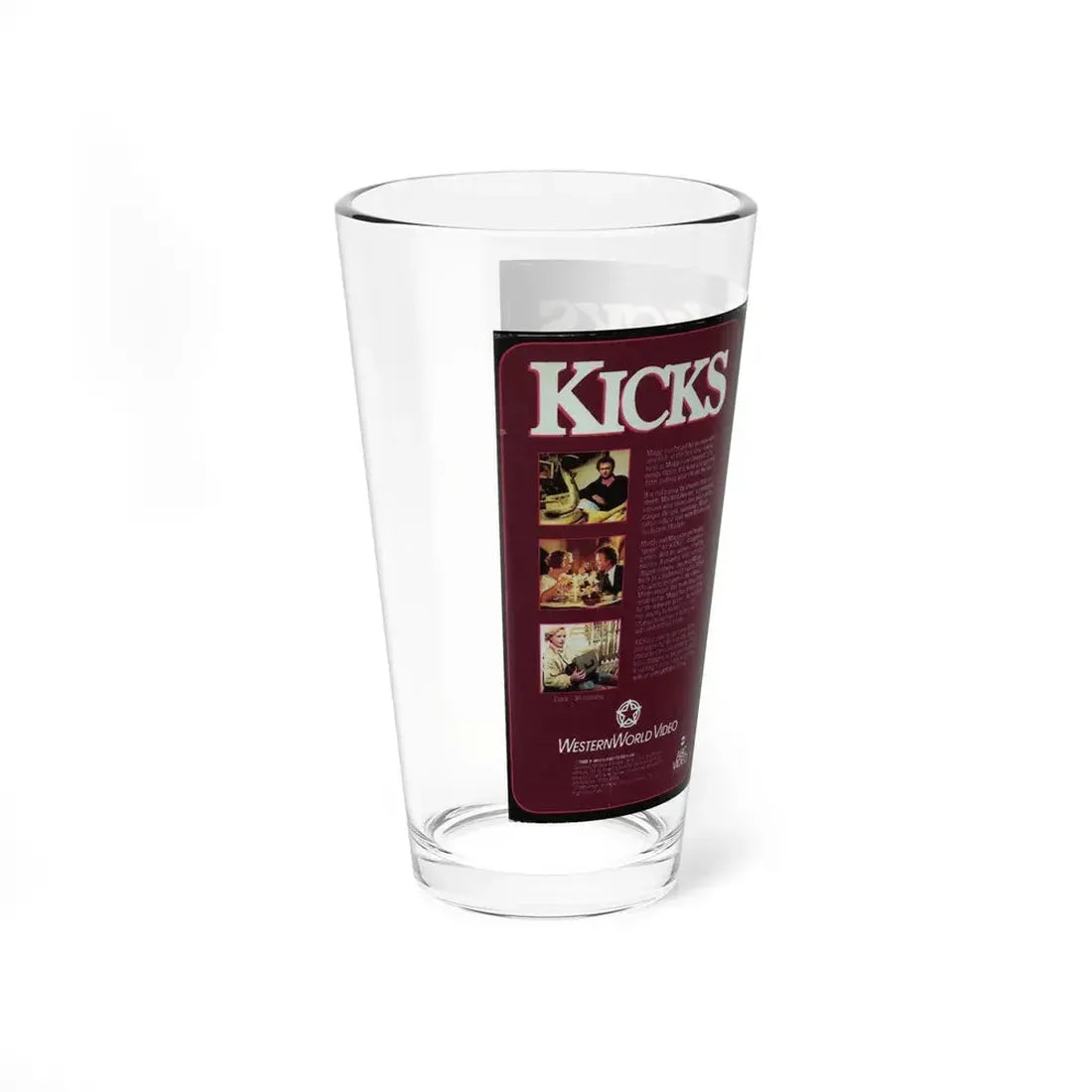 KICKS (VHS COVER) Pint Glass 16oz - Go Mug Yourself