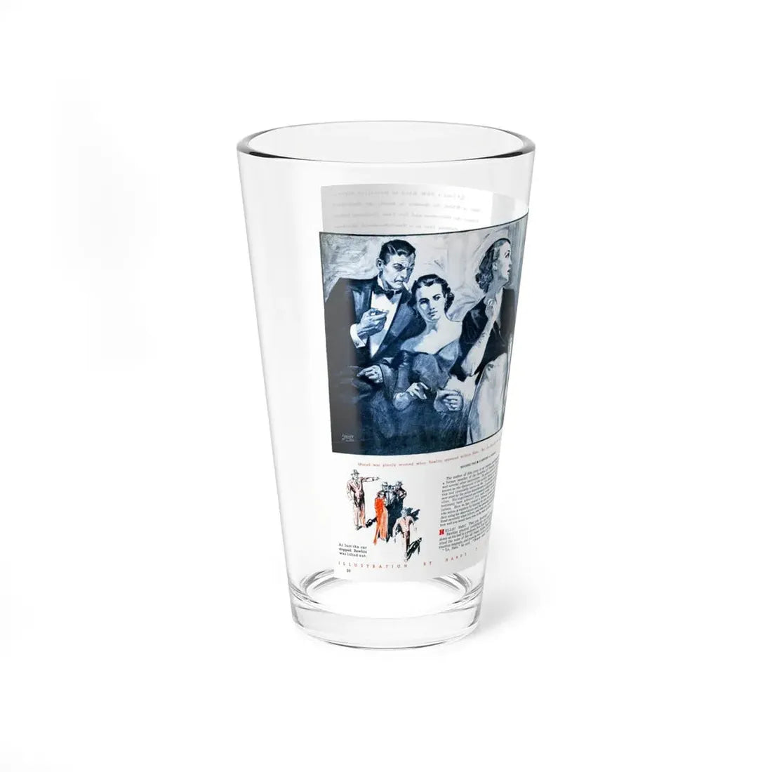 Kidnapers Contact, Liberty magazine, January 19, 1935 - Pint Glass 16oz - Go Mug Yourself