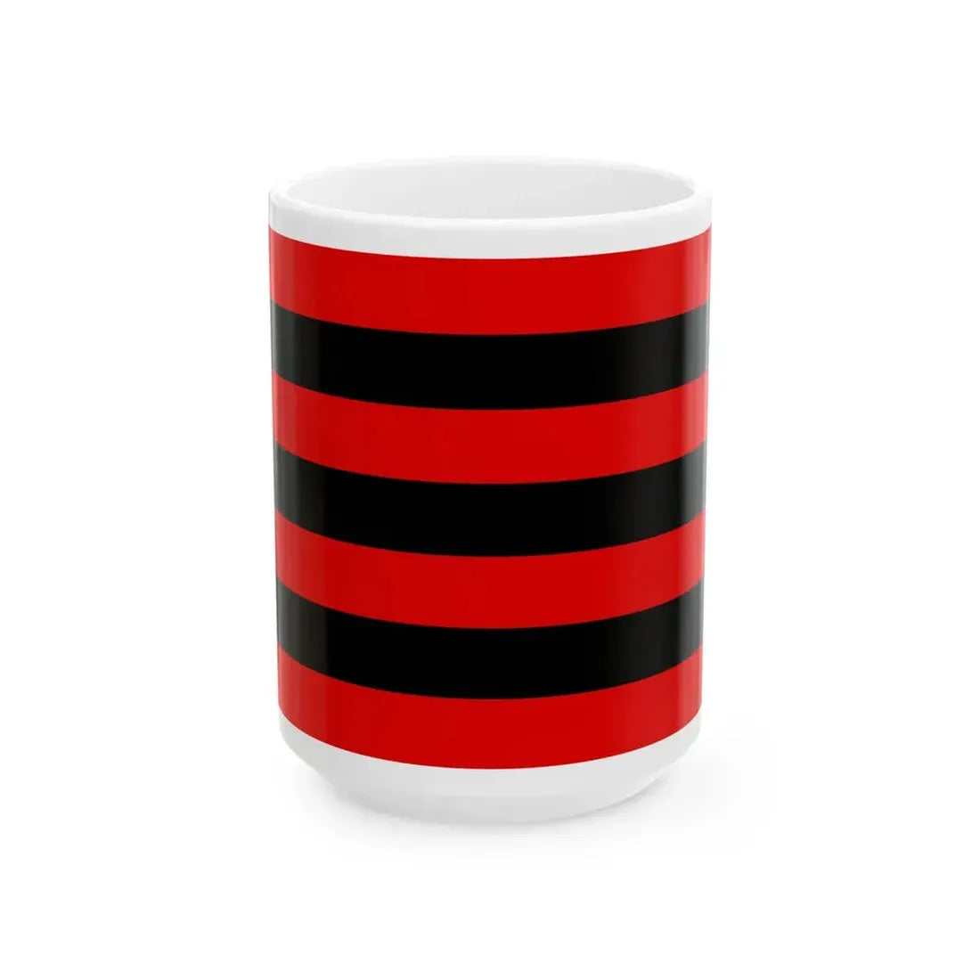 Kihelkonna valla lipp (Estonia) White Coffee Mug 15oz - Go Mug Yourself