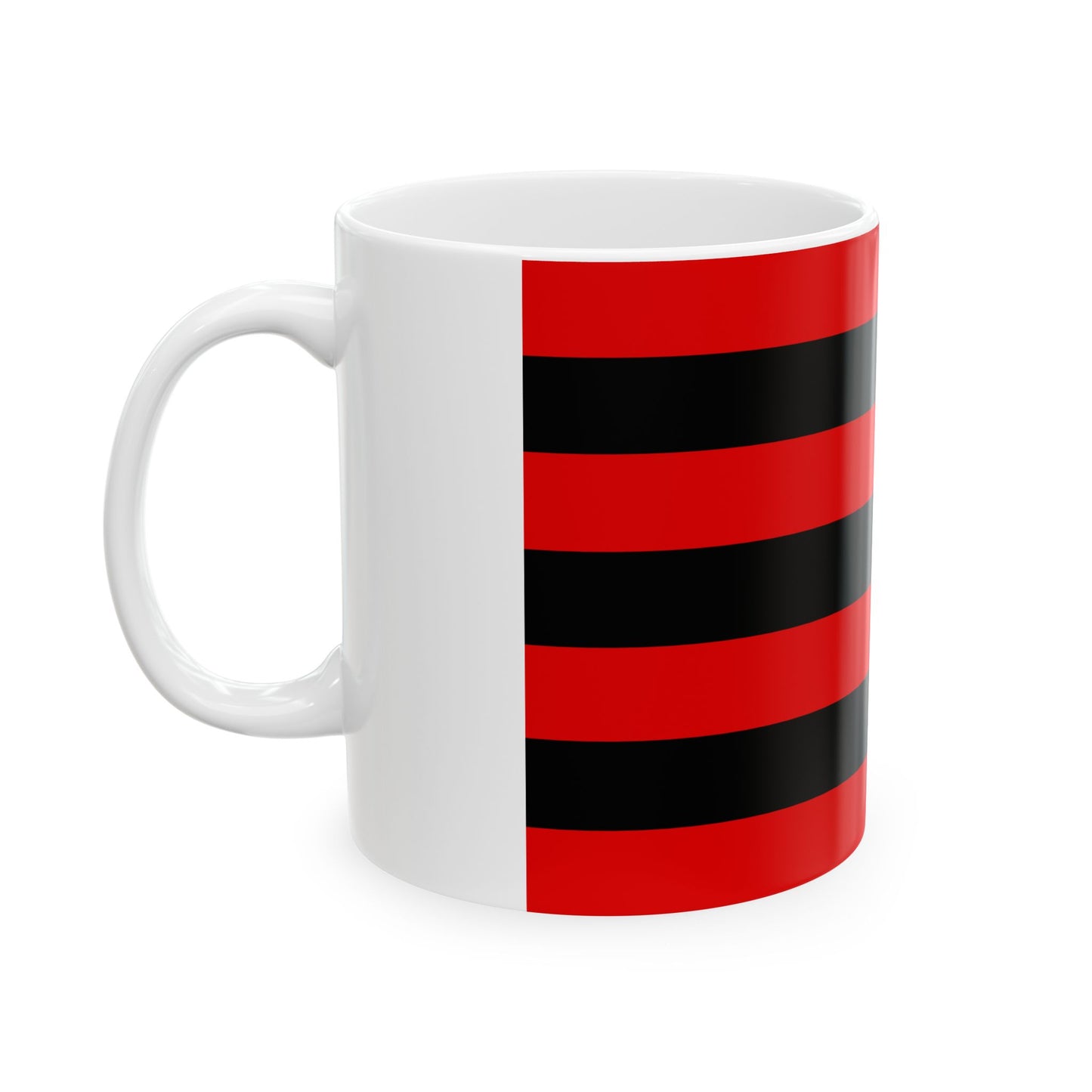 Kihelkonna valla lipp (Estonia) White Coffee Mug-Go Mug Yourself