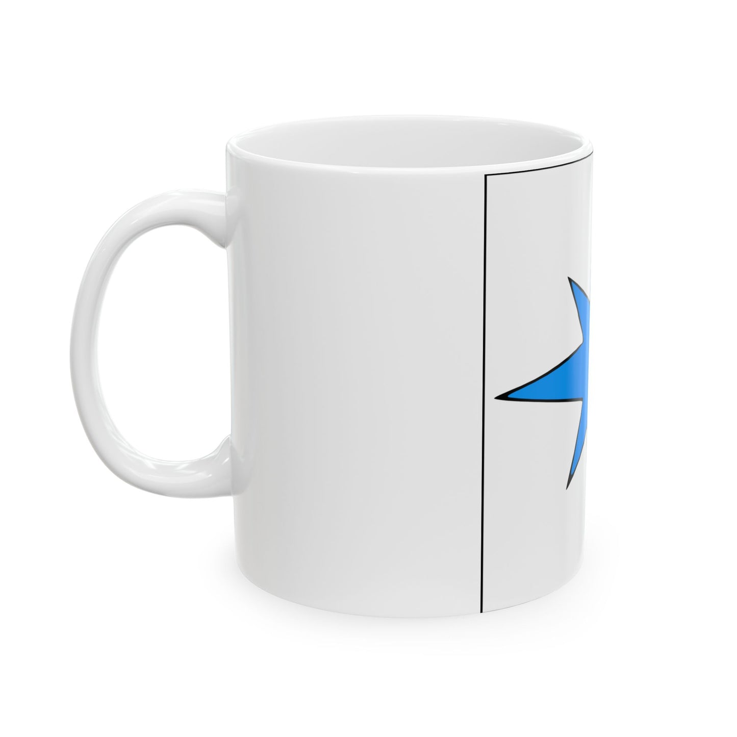 Kihnu lipp (Estonia) White Coffee Mug-Go Mug Yourself