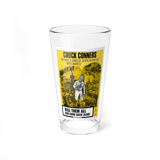 KILL THEM ALL AND COME BACK ALONE 1968 Movie Poster - Pint Glass 16oz 16oz - Go Mug Yourself