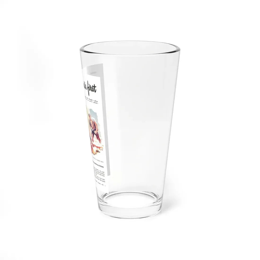Killer die first, Man Junior, November 1949 - Pint Glass 16oz - Go Mug Yourself