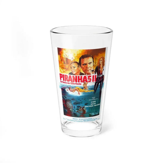 KILLER FISH (GERMAN) 1979 Movie Poster - Pint Glass 16oz 16oz - Go Mug Yourself