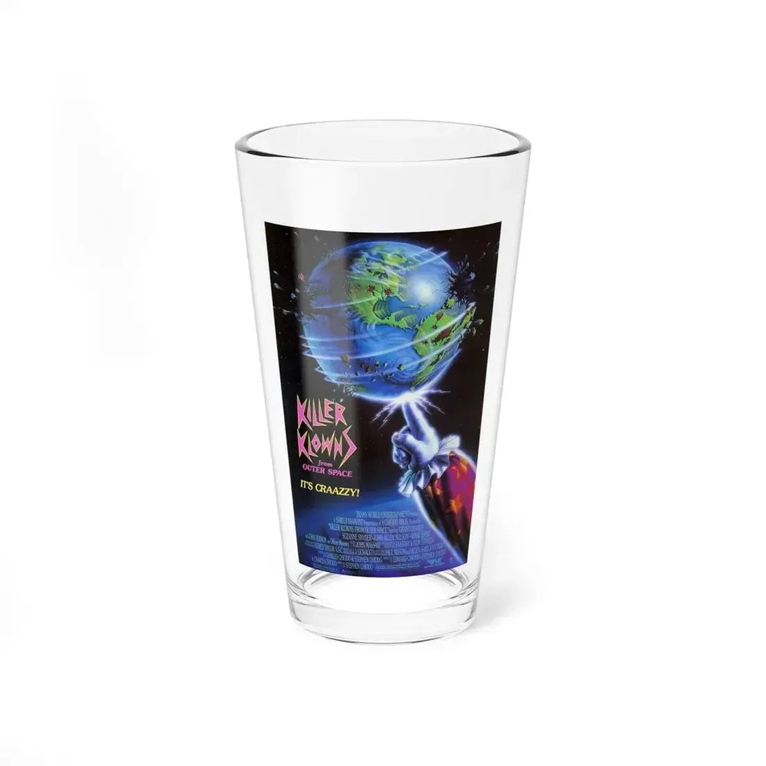 KILLER KLOWNS FROM OUTER SPACE (2) 1988 Movie Poster - Pint Glass 16oz 16oz - Go Mug Yourself