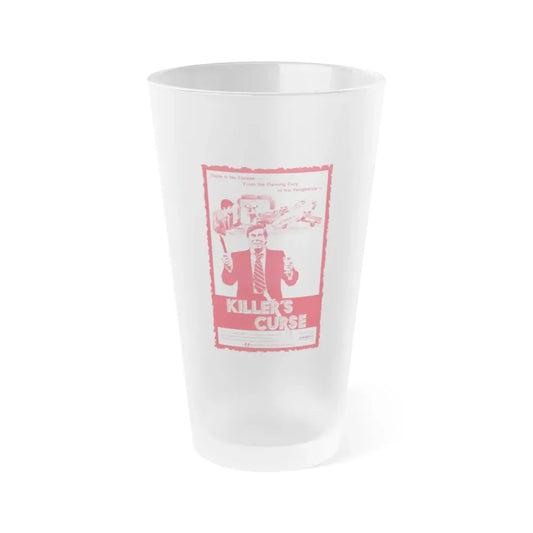 KILLER'S CURSE (NURSE SHERRI) 1977 Movie Poster - Frosted Pint Glass 16oz 16oz Frosted - Go Mug Yourself