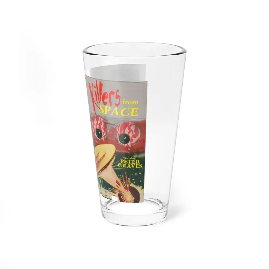KILLERS FROM SPACE (VHS COVER) Pint Glass 16oz - Go Mug Yourself