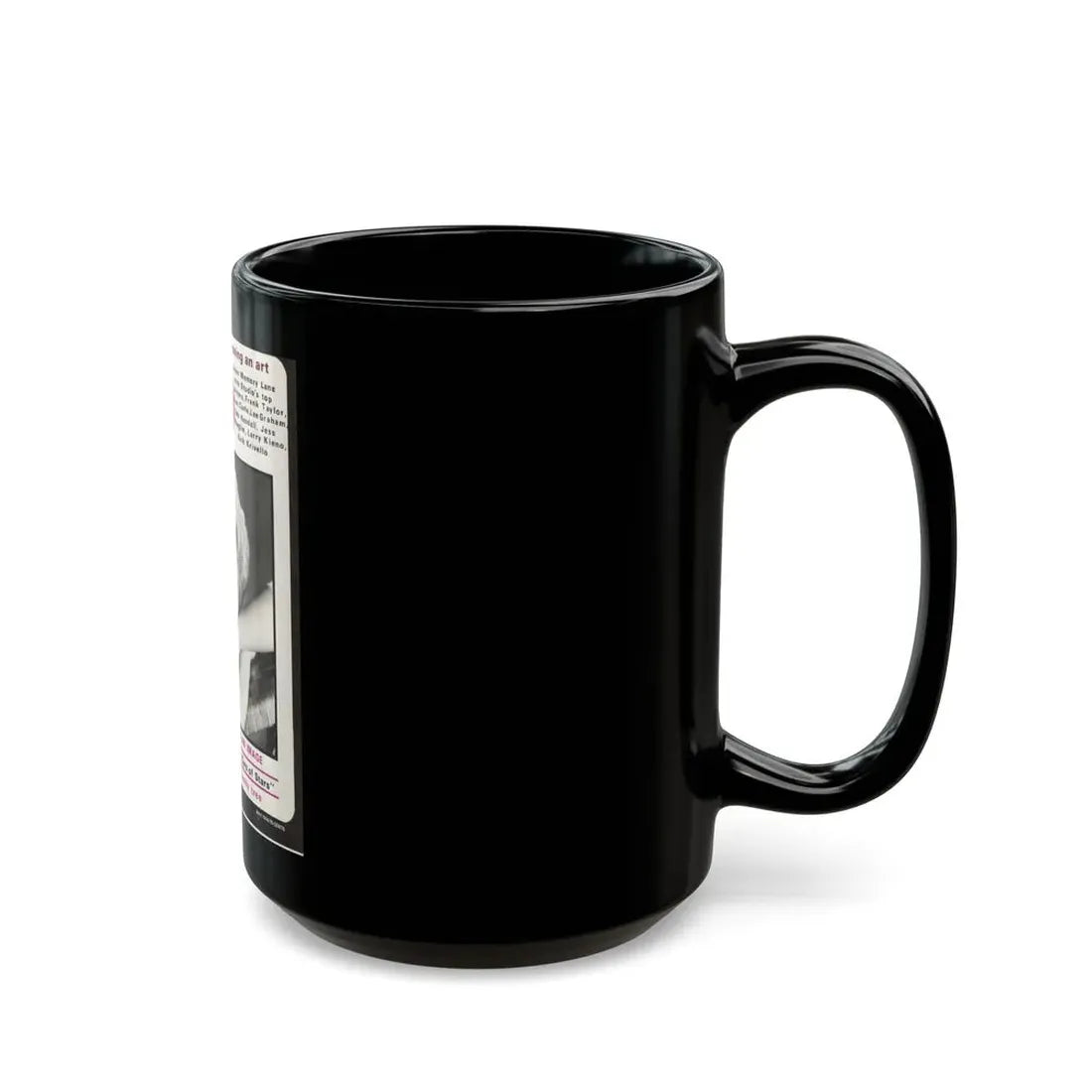 Kim Novak #109 - Mag. Cover (Vintage Female Icon) Black Coffee Mug - Go Mug Yourself