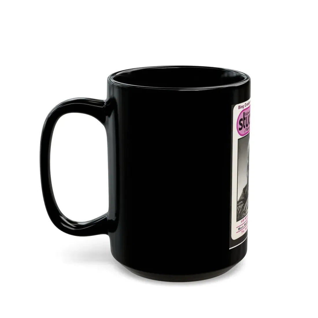 Kim Novak #109 - Mag. Cover (Vintage Female Icon) Black Coffee Mug - Go Mug Yourself