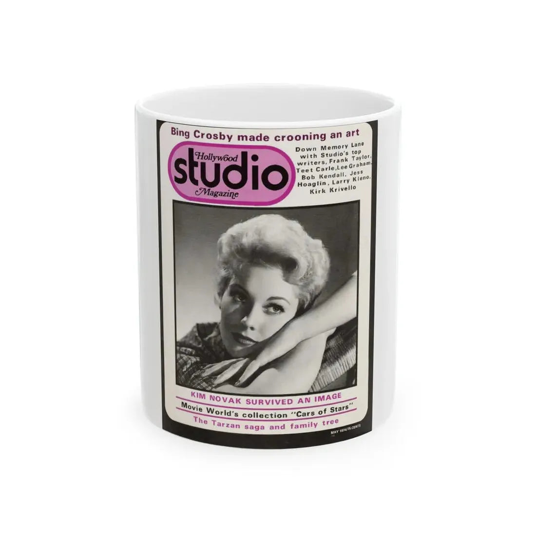 Kim Novak #109 - Mag. Cover (Vintage Female Icon) White Coffee Mug 11oz - Go Mug Yourself