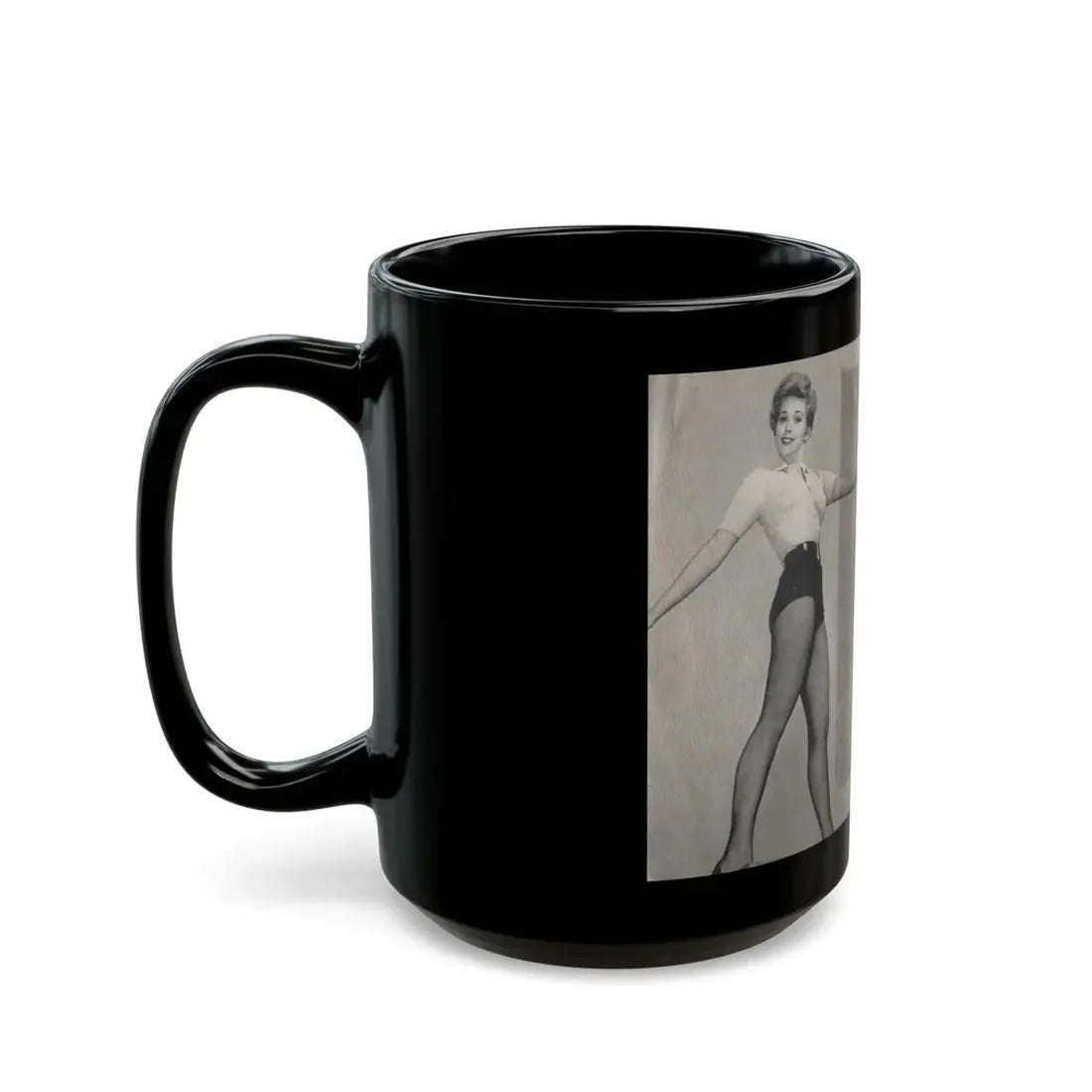 Kim Novak #140 - Scanned Mag. 66 Photos (Vintage Female Icon) Black Coffee Mug - Go Mug Yourself