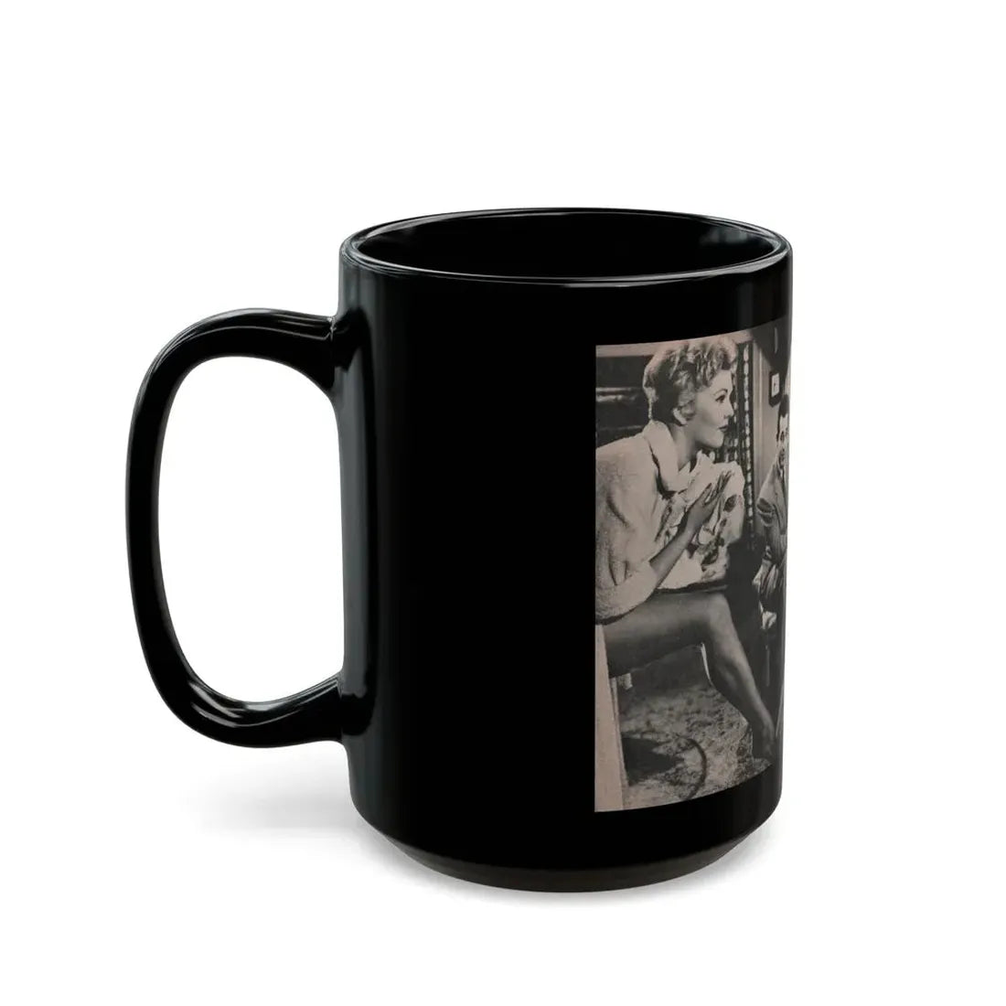 Kim Novak #166 - Scanned Mag. 66 Photos (Vintage Female Icon) Black Coffee Mug - Go Mug Yourself