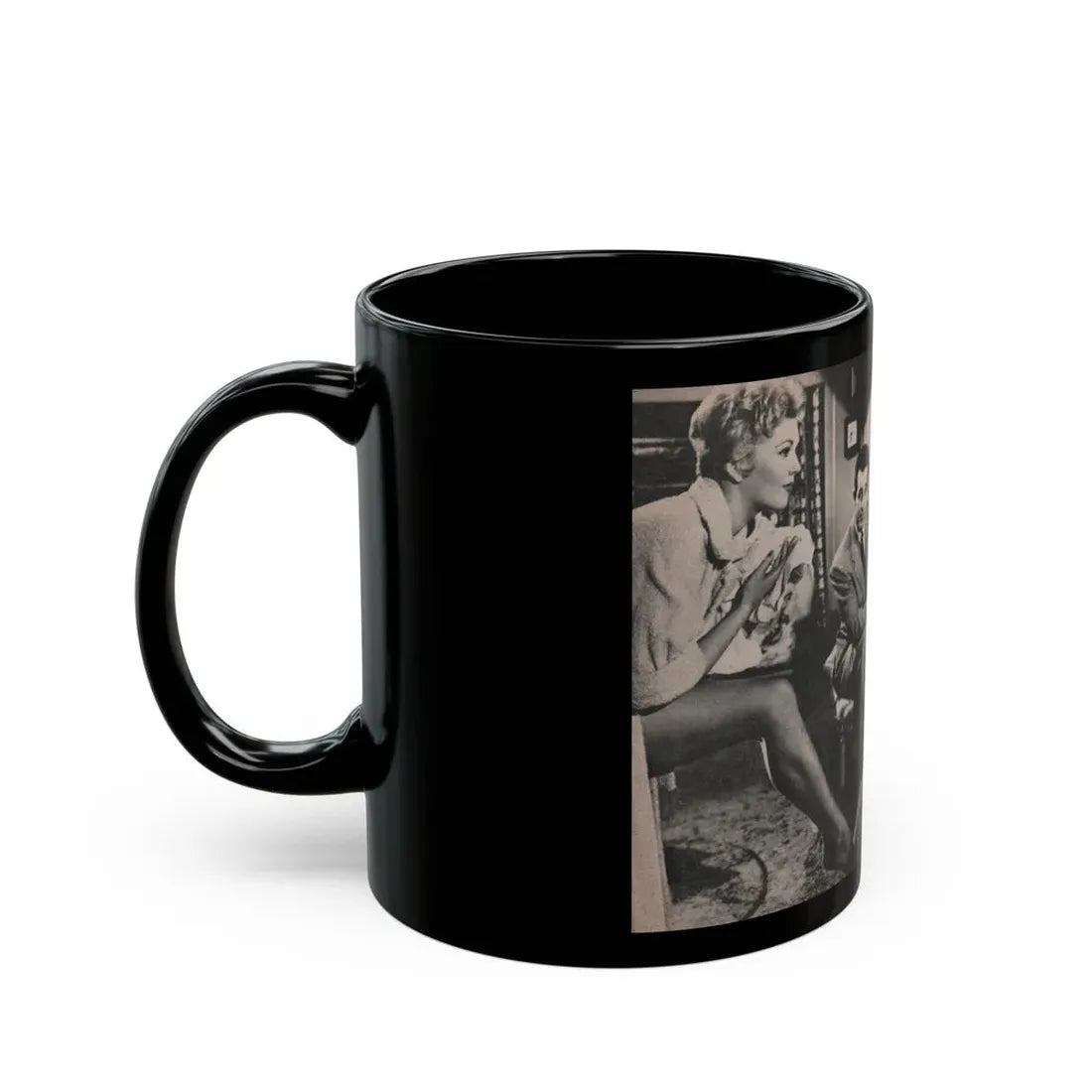 Kim Novak #166 - Scanned Mag. 66 Photos (Vintage Female Icon) Black Coffee Mug - Go Mug Yourself