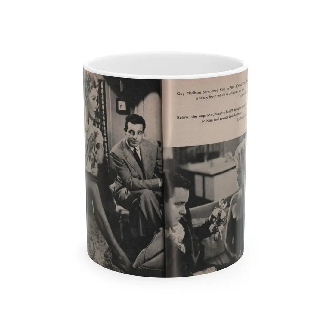 Kim Novak #166 - Scanned Mag. 66 Photos (Vintage Female Icon) White Coffee Mug 11oz - Go Mug Yourself