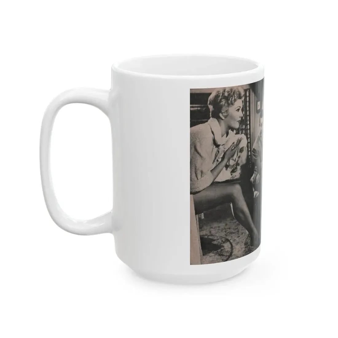 Kim Novak #166 - Scanned Mag. 66 Photos (Vintage Female Icon) White Coffee Mug - Go Mug Yourself