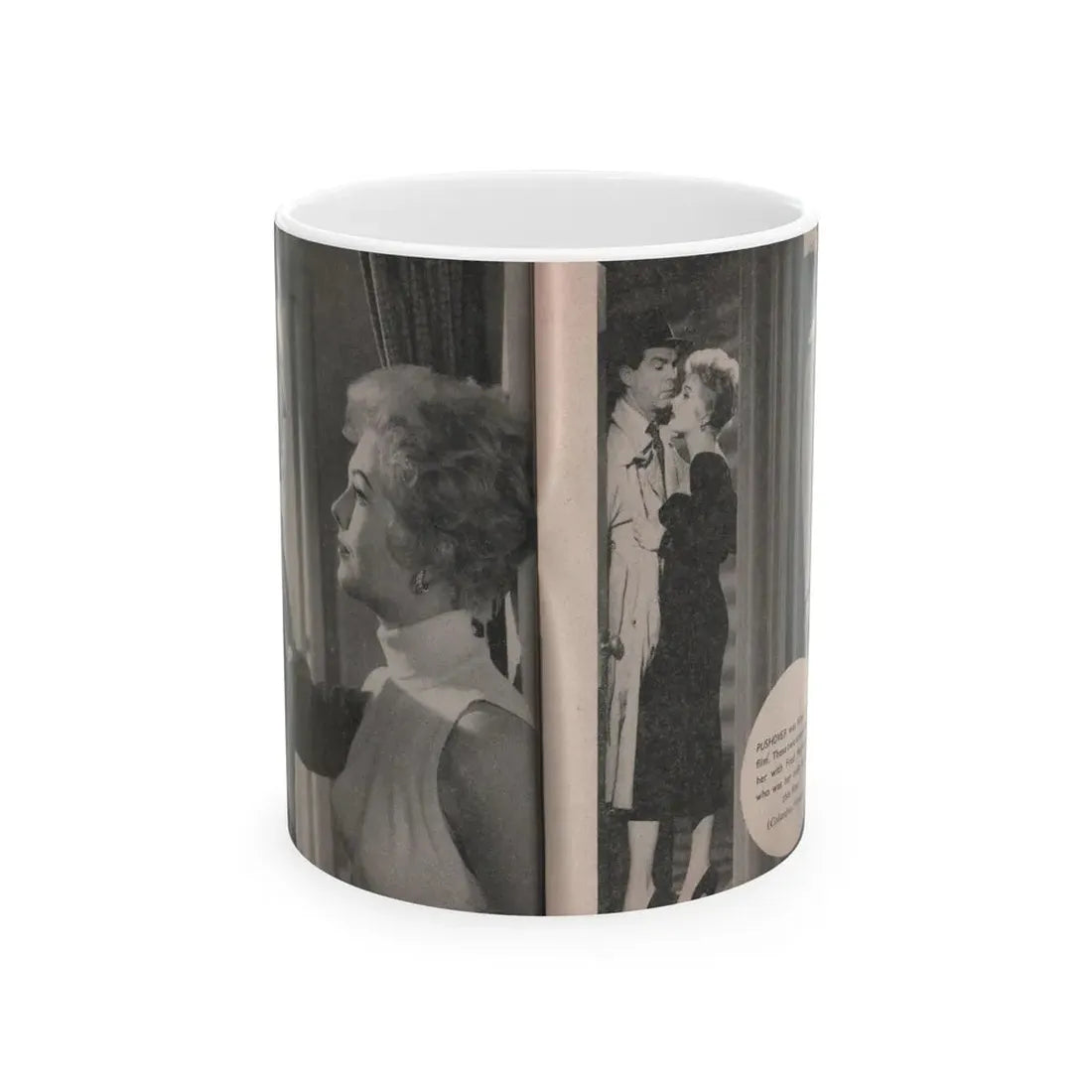 Kim Novak #167 - Scanned Mag. 66 Photos (Vintage Female Icon) White Coffee Mug 11oz - Go Mug Yourself