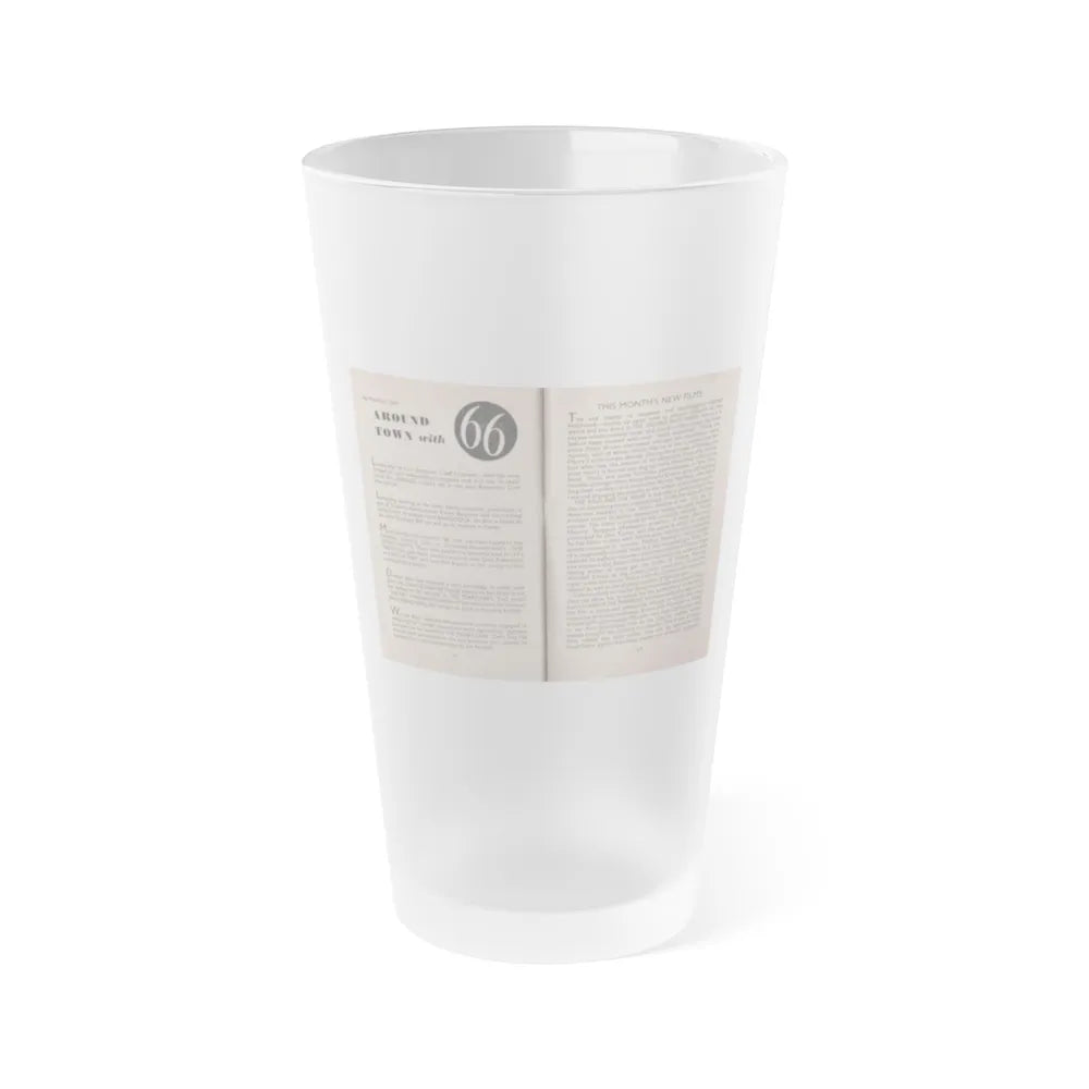Kim Novak #168 - Scanned Mag. 66 Photos 1 (Vintage Female Icon) Frosted Pint Glass 16oz-16oz-Frosted-Go Mug Yourself