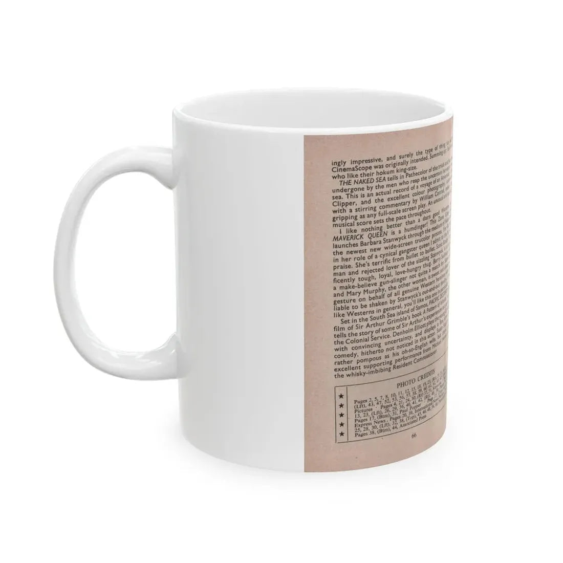 Kim Novak #169 - Scanned Mag. 66 Photos (Vintage Female Icon) White Coffee Mug - Go Mug Yourself