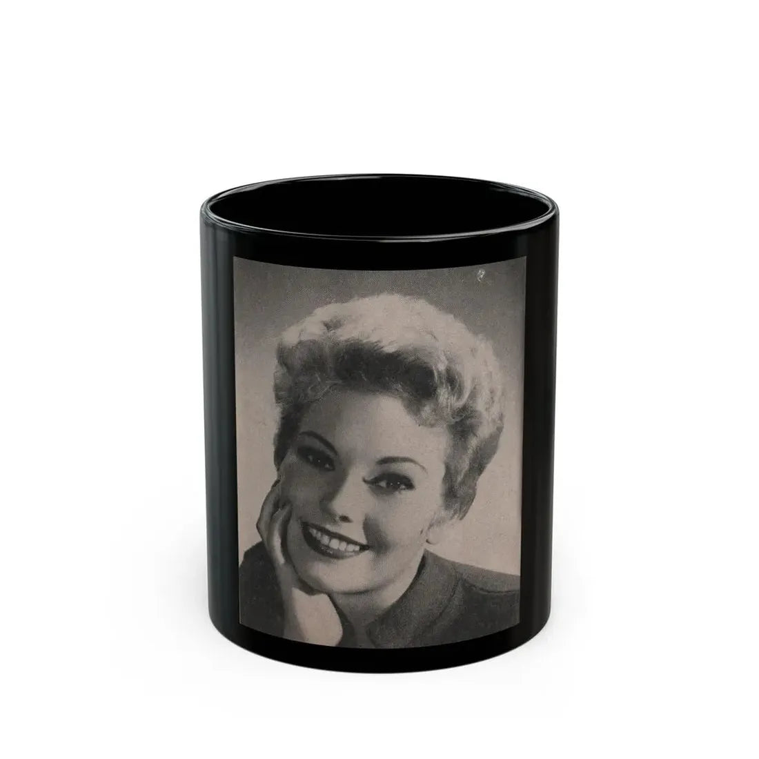 Kim Novak #171 - Scanned Mag. 66 Photos (Vintage Female Icon) Black Coffee Mug 11oz - Go Mug Yourself