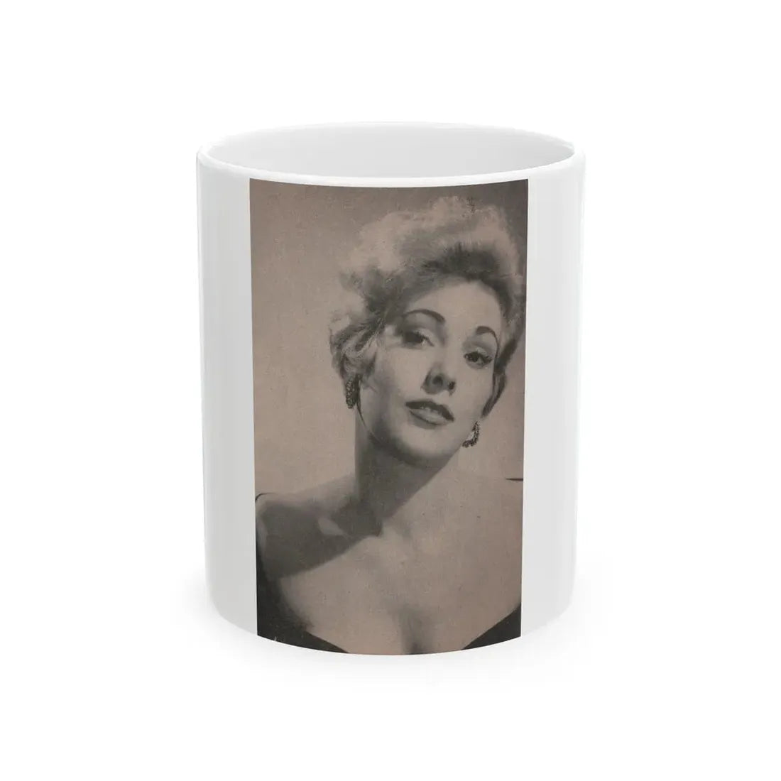 Kim Novak #173 - Scanned Mag. 66 Photos (Vintage Female Icon) White Coffee Mug 11oz - Go Mug Yourself