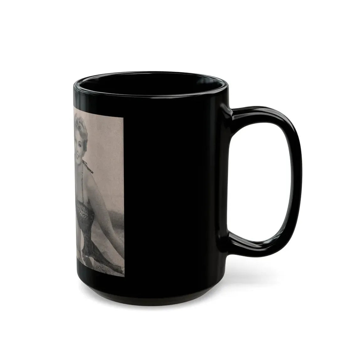 Kim Novak #175 - Scanned Mag. 66 Photos (Vintage Female Icon) Black Coffee Mug - Go Mug Yourself