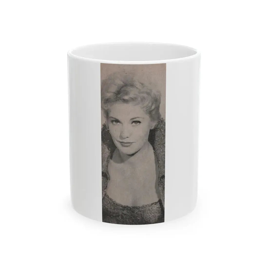 Kim Novak #177 - Scanned Mag. 66 Photos (Vintage Female Icon) White Coffee Mug 11oz - Go Mug Yourself