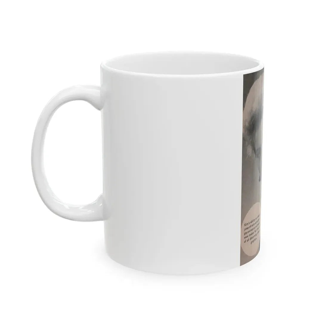 Kim Novak #180 - Scanned Mag. 66 Photos (Vintage Female Icon) White Coffee Mug - Go Mug Yourself