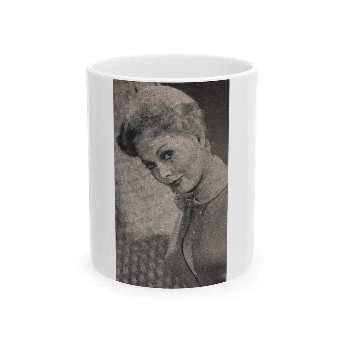 Kim Novak #181 - Scanned Mag. 66 Photos (Vintage Female Icon) White Coffee Mug 11oz - Go Mug Yourself